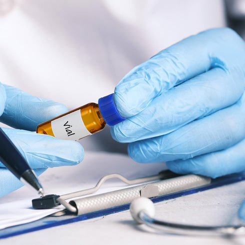 PATIKIL 2ml Autosampler Vial, 100 Pack Pre-Slit Septa HPLC/GC Vials 9-425 Lab Amber Vials Sample Vial Screw Cap Writing Patch PTFE & Silicone for ...