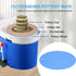 12 inch BatMate for Pottery and Ceramics, LEOLIO Upgraded Round Clay Throwing Cloth for Making Pottery Ceramics, Pottery Machine Accessories (Blue...