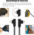 iPhone Charger 1Ft MFi Certified Short Lightning Cable Braided 90 Degree Elbow Charging Cable Compatible with iPhone 14 13 12 11 Pro X XS XR 8 Plu...