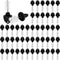 50 Pack Beer Plugs Tap Brush Beer Faucet Tap Cleaning Plug Hygiene Brush Draft Beer Tap Plug for Restaurant Home Party Bar (Black)...