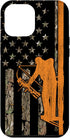 iPhone 12 Pro Max Bow Hunting Tree Stand Deer Hunter American Flag Camouflage Case...