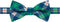 Jacob Alexander Men's Tartan Plaid Pattern Pre-Tied Adjustable Banded Bow Tie - Green Blue White...