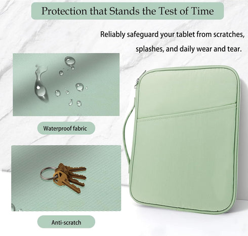 9-11 Inch Tablet Sleeve Case, iPad Carrying Case for iPad Pro 11 (2018-2022), iPad 10.9 (10th Gen), iPad Air (5/4th Gen), Galaxy Tab A8/A7/S8/S7 (...