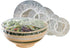 Set of Black Duck Brand Reusable Elastic Dish and Bowl Covers! Large Covers - Medium Covers - 3 Bright Colors - Keep Your Food Fresh with These Ea...