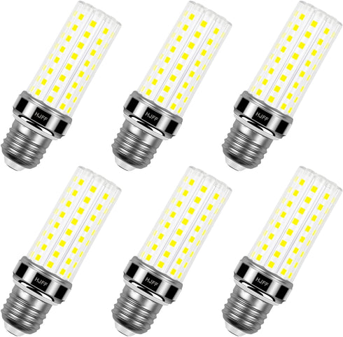 6 Pack LED Corn Light Bulb 200w Equivalent 2500 Lumen 5000K Cool Daylight White 20W E26/E27 Base Ceiling Fan Led Light Bulb for Home Garage Wareho...
