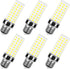 6 Pack LED Corn Light Bulb 200w Equivalent 2500 Lumen 5000K Cool Daylight White 20W E26/E27 Base Ceiling Fan Led Light Bulb for Home Garage Wareho...