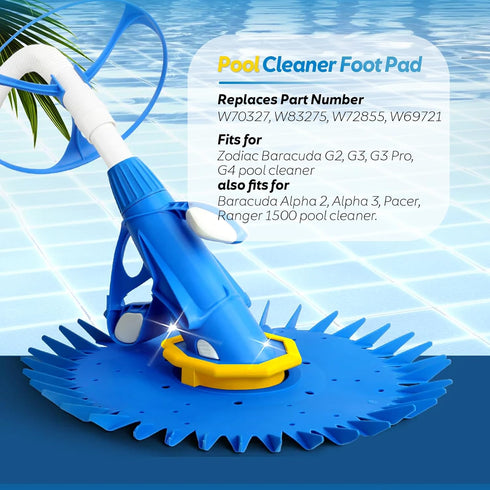 ANTOBLE G2 G3 Pool Cleaner Foot Pad W70327 Replacement Parts for Zodiac Baracuda G2, G3, G3 Pro & G4 Pool Cleaner...