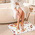 Autumn Falling Maple Leaves Bathroom Rugs and Mats Sets 2 Piece, Orange Fall Bathroom Rugs Non Slip, Farmhouse Absorbent Microfiber Memory Foam Ba...