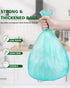 Compostable Trash Bags 1.2 Gallon 150 Packs,AYOTEE Small Compost Bags,Small Biodegradable Trash Bags Green Are Suitable For 1-2 Gallon And 4-8 Lit...