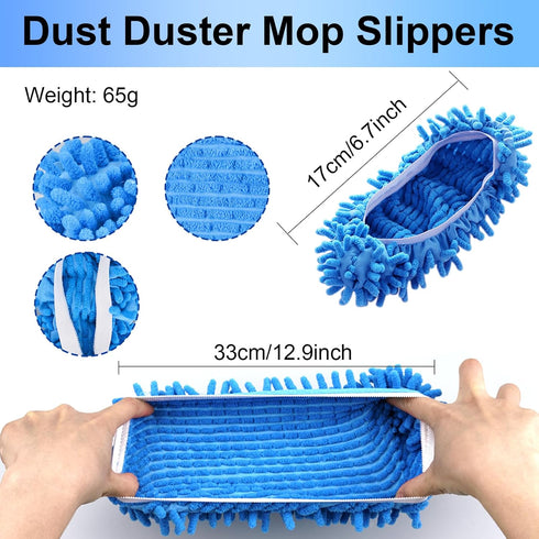 Cosywell Shoes Cover for Mop Slippers Dusting Mop Shoes for Floor Cleaning House Washable 10 PCS 5 Pairs?L?...