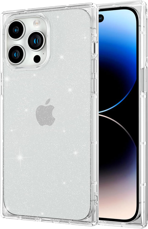 Cocomii Square Case Compatible with iPhone 13 Pro Max - Luxury, Slim, Glossy, Show Off The Original Beauty, Optional Glitter, Camera Protector, Ea...