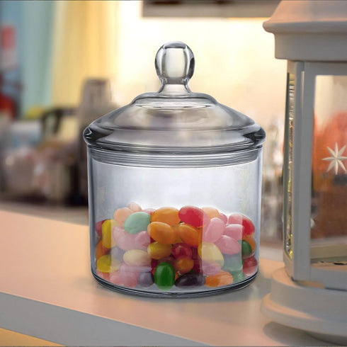 Cookie Jar, Candy Dish with Lid, Clear Acrylic Airtight Jar for Nuts, Cookies, Candy, Chocolate, 40 OZ...