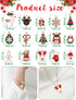 685PCS Christmas Beads Charms for Jewelry Making Kalolary Christmas Enamel Charm Acrylic Snowflake Loose Beads Christmas Tree Polymer Clay Beads X...