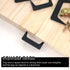 10PCS Pinch Dogs Woodworking 1.5inch Wood Clamps Square Back Tapered Legs Woodworking Glued Panel Table Stool Top Plank Edge Post Assembly Clampin...