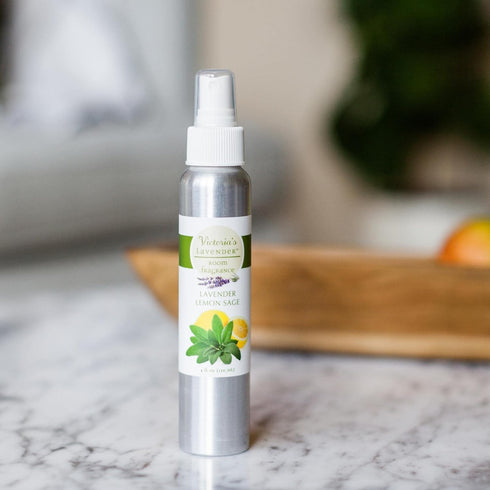 Victoria's Lavender Room Spray, All-Natural Home Atmosphere Spray, Essential Oil Concentrated Room Spray Air Freshener, Bathroom Odor Eliminator, ...