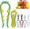 Jar Opener Bottle Opener for Weak Hands, 5-in-1 Multi-Functional Can Opener Bottle Opener Kit with Silicone Handle, Easy to Use for Children, Elde...
