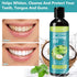Coconut Oil mouthwash-Natural Teeth WHITENING×237ml-100% Pure Fractionated Coconut Oil whitening mouthwash-Helps Improve Oral Hygiene-Tongue Scrap...