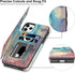 LETO for iPhone 12 Pro Max Case,Luxury Flip Folio Leather Wallet Cover with Fashion Designs for Girls Women,Built-in Card Slots Kickstand Protecti...