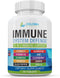10 in 1 Immune System Support Supplement - Vitamin C (1000 mg), Quercetin, Vitamin D3 (5000iu), Zinc (40 mg), Elderberry, Echinacea, Turmeric, Gin...