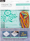 Bucilla Fashion Embroidery Pattern Template Art Kit, 5" x 6", Be Happy......