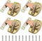 4 Pieces Metal Dining Table Locks Dining Training Table Buckles Latches Table Connectors Leaf Latch Hardware Accessories(Color)...