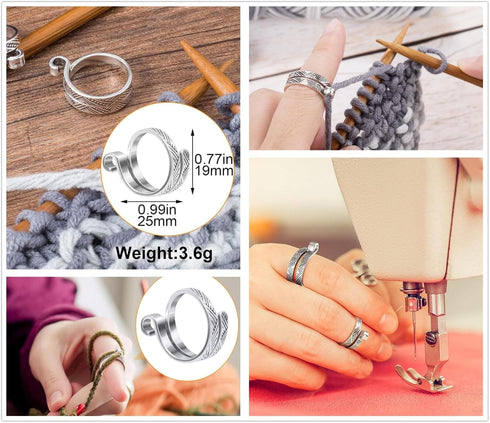 Stitch Markers 10 Colors Knitting Crochet Locking 60/160Pcs Stitch Needle Clip Counter with 3 Plastic Needle Randomly and 1 Knitting Crochet Loop ...