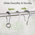 Amazer Shower Curtain Rings, Rust-Resistant Metal Shower Hooks Ring Shower Rings for Curtain Rolling Shower Curtain Hooks for Bathroom Shower Rod ...