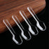 500 Pcs Disposable Clear Plastic Mini Spoon Best for Jelly Pudding Yogurt Ice Cream Desert Cake Appetizer Party...