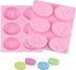 2Pcs Bee Silicone Soap Molds, Honeycomb Molds for Chocolate Jelly Candy Making...