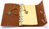 EvZ Leather Writing Journal Notebook, 7 Inches Vintage Nautical Spiral Blank String Diary Notepad Sketchbook Travel to Write in, Unlined Paper, Re...
