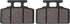 Motorcycle Disc Brake Pad, 1 Pair ATV Front Disc Brake Pads Fit for GY6 50cc Scooter Moped ATV Motorcycle Scooter...
