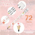 72 Pcs Baby Shower Half Pencils - 4 Inches Baby Shower Floral Pencils with Erasers - Mini Pencils Baby Shower for Girl Boy Kids School Office Baby...