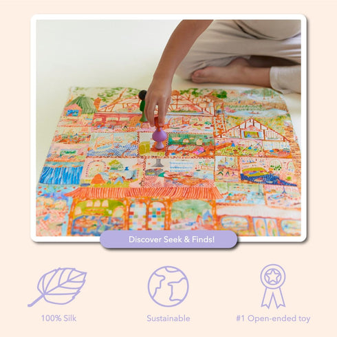 Sarah's Silks Seek and Find Playsilk Dollhouse...