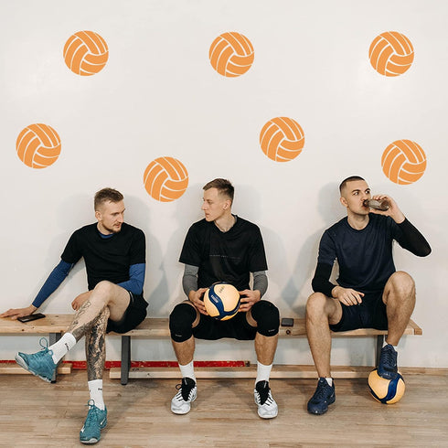 FINGERINSPIRE Volleyball Drawing Painting Stencils Templates 11.8x11.8 inch Plastic Stencils Decoration Square Reusable Stencils for Painting on W...