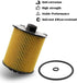 2Pcs Oil Filters Fit for Volvo XC90 C60 S90 2015-2020 Replace 31372212, 32140029...