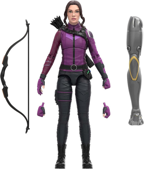 Marvel Legends Series MCU Disney Plus Kate Bishop Hawkeye Series Action Figure 6-inch Collectible Toy, 3 Accessories, 1 Build-A-Figure Part...