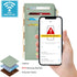 Badiya Credit Card Holder for Women RFID Blocking Slim Wallet Bifold Multi Card Case Zipper Pocket with 3 ID Window...