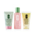 Clinique Refresher Course Skincare Set for Combination Oily Skin Types...