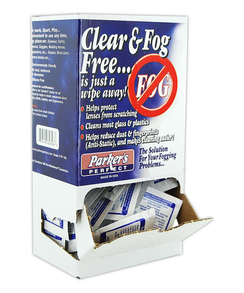 PPFPBX Anti-Fog Foil Packet Dispenser, White (Pack of 100)...