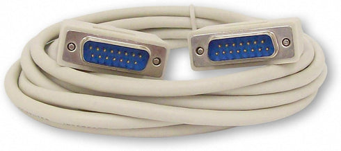 10 Foot DB15 15 Pin Serial Port Cable Male/Male...