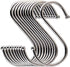 Heavy Duty Metal Chrome Plated S Shape Hooks, Set of 10 (Large)...