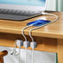 6 Pack Magnetic Cord Organizer White Self Adhesive Cord Holder Adjustable Clip for Desk, Nightstand, Phone Charger, Computer, Home, Office, Car...