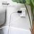GE UltraPro 3-Outlet Surge Tap with USB, Outlet Extender, 1 USB-A, 1 USB-C, Adapter Spaced, for Home or Office, 900J, White - 81787...