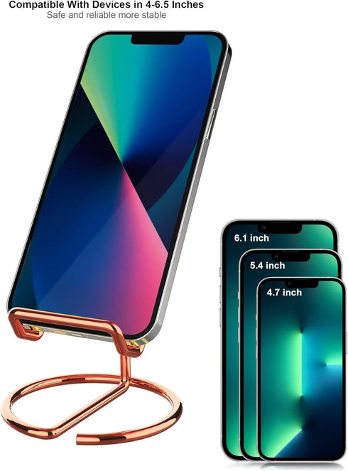 Cell Phone Stand for Desk, Office Portable Cute Phone Holder, Compatible with All Mobile , iPhone, iPad, Switch, Tablet 4-6.5'' Desk Accessories (...