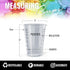 Pixiss Disposable Epoxy Resin Mixing Cups with Measurements (50-Pack) Mixing Cups for Mixing Containers, Epoxy Cups For Epoxy Measuring Cups - 20 ...