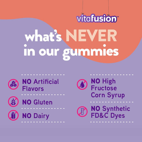 Vitafusion B12 Gummy Vitamins, Delicious Raspberry Flavor, 60ct (30 Day Supply)...