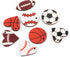 Bestewelry Sports Theme Earring Making Kit Thin Wooden Round Heart Oval Baseball Football Basketball Rugby Printed Earring with Earring Hooks Jump...