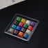 PC+PBT Keycaps 16pcs Cherry Profile Custom Keycaps Mixed Colors R4 Rainbow Keycap Fit for Cherry Mx Gateron Switches Mechanical Keyboard...