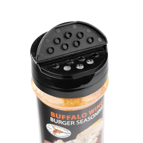 Hi Mountain | Gourmet Burger Seasoning | BUFFALO WING BLEND | Spicy, Tangy, & Salty Goodness with a Hint of Garlic | Ideal Hamburger Seasoning for...