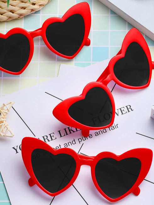 15 Pairs Heart Sunglasses Bachelorette Sunglasses Heart Shaped Sunglasses Bachelorette Party Supplies for Women...